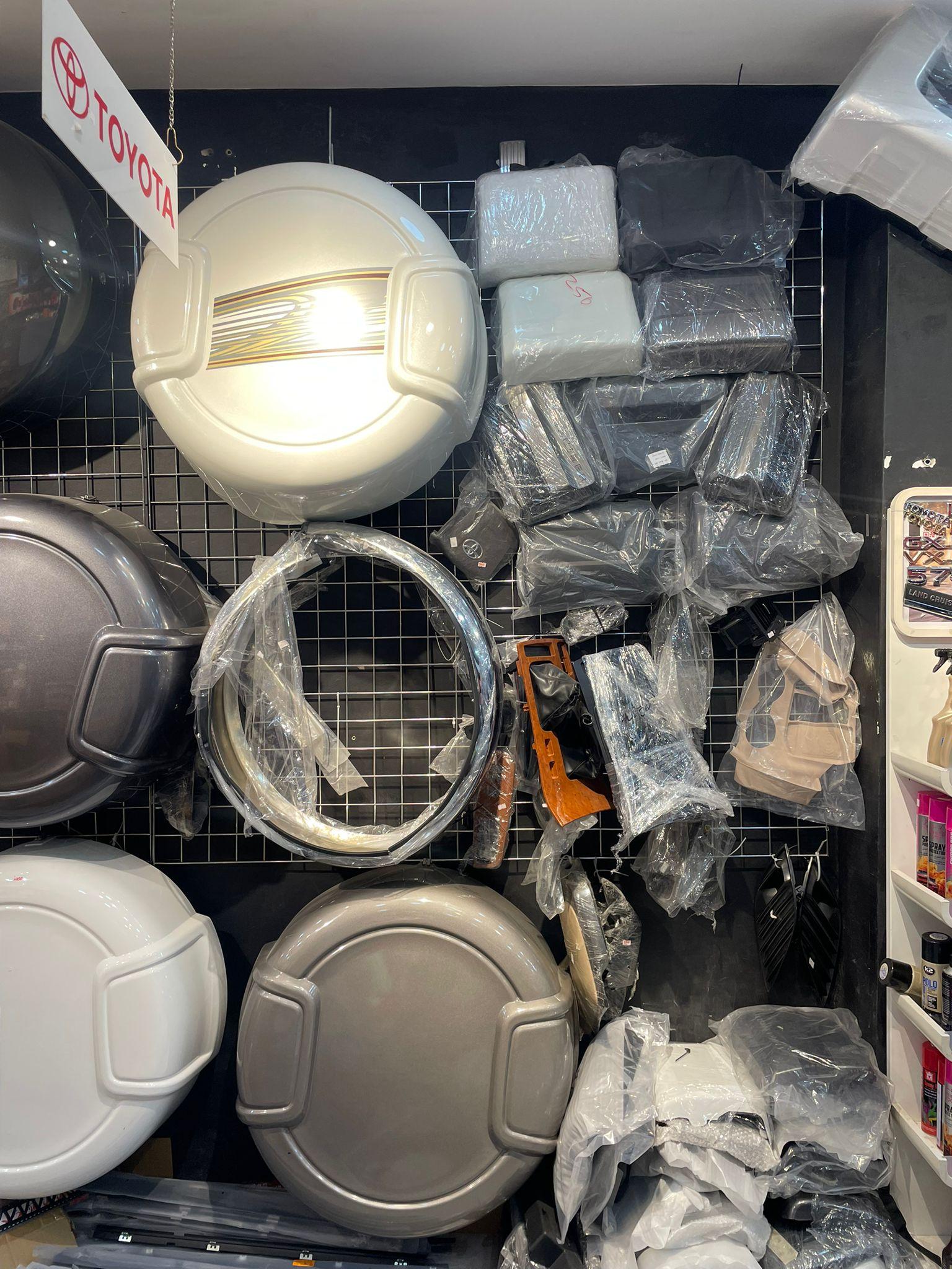 Spare Wheel Covers — 4x4 parts and accessories at Al Ayoon 4x4, Al Wakrah Qatar